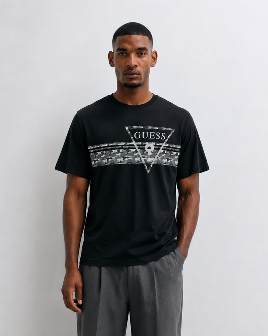 Guess Camo Black Tee