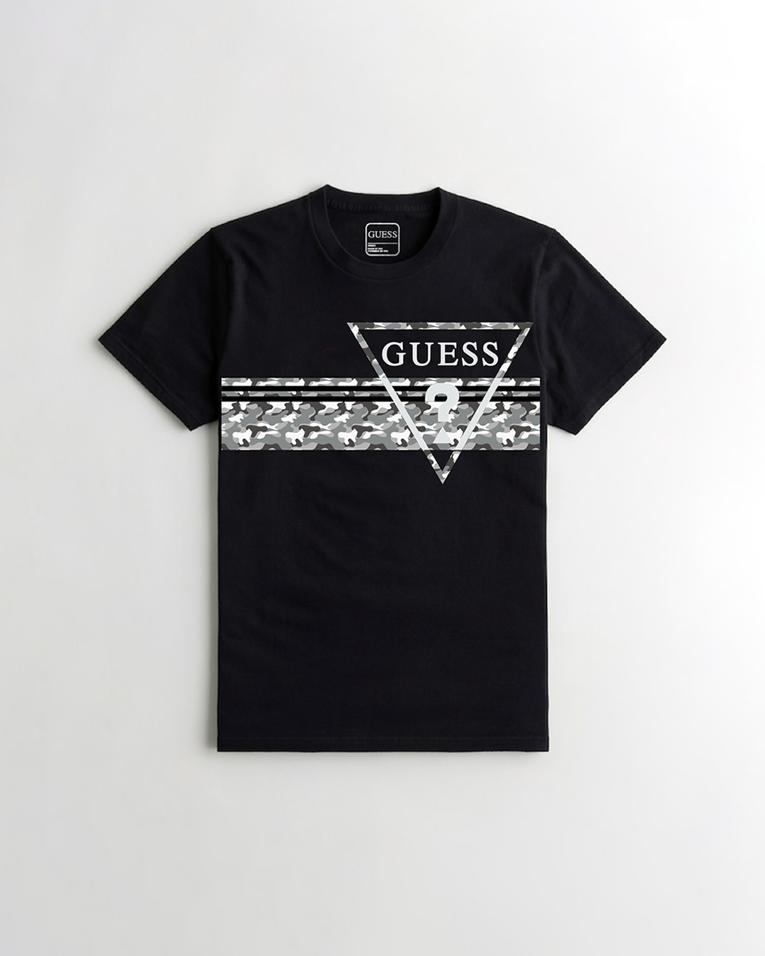 Guess Camo Black Tee
